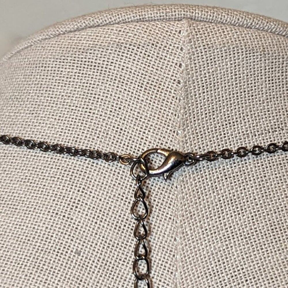 VCLM Delicate Blue Dangle Necklace - Picture 8 of 9